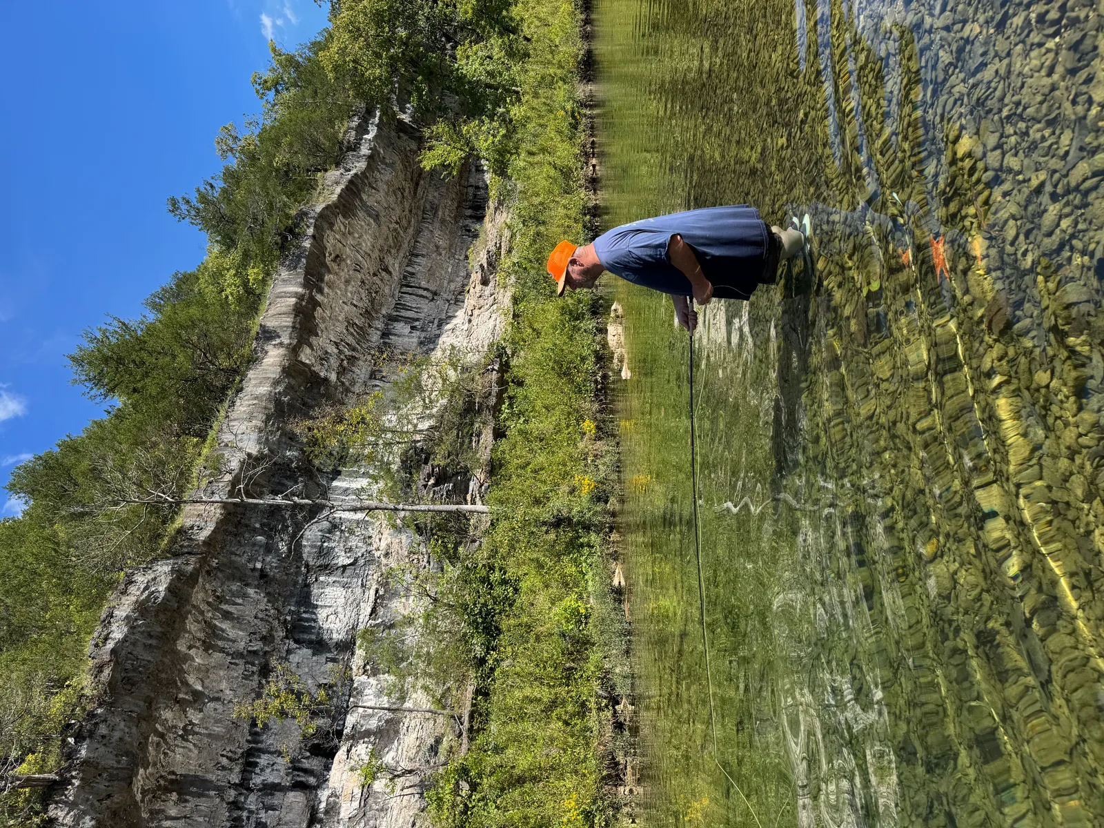 Fly fishing experience and camping